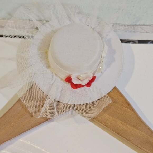 Disney Parks Dress Shop Mary Poppins Jolly Holiday Red White Cosplay 1X NWT +Hat - Picture 5 of 16